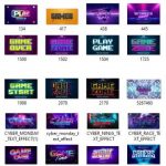 45+ Video Game Text Effect – Hiệu ứng chữ Game Photoshop