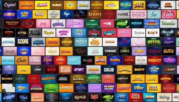6000+ Text Effect – PSD – Phần 13