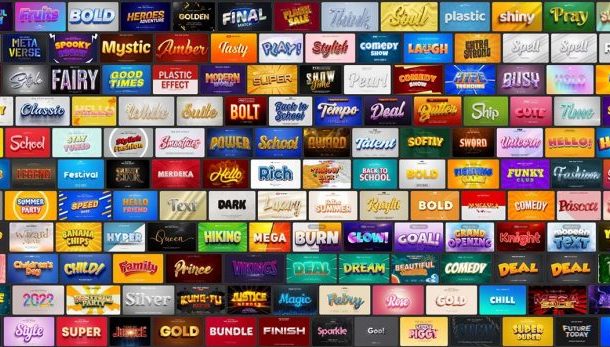 6000+ Text Effect – PSD – Phần 2
