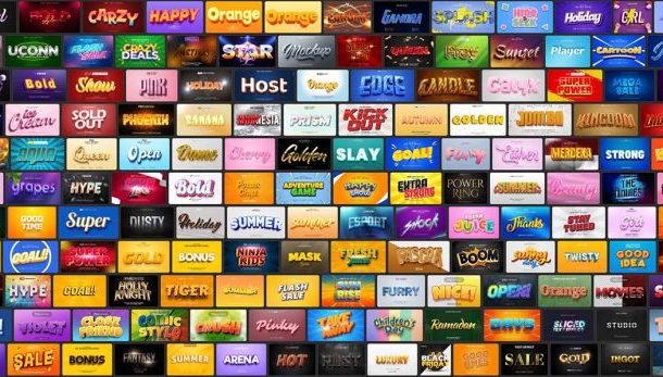 6000+ Text Effect – PSD – Phần 3