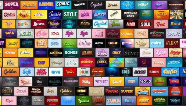 6000+ Text Effect – PSD – Phần 30