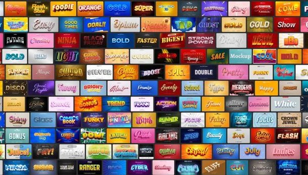 6000+ Text Effect – PSD – Phần 4