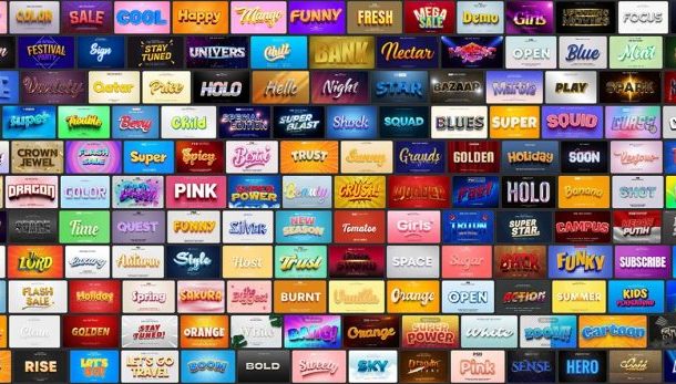 6000+ Text Effect – PSD – Phần 6