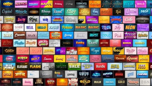 6000+ Text Effect – PSD – Phần 7