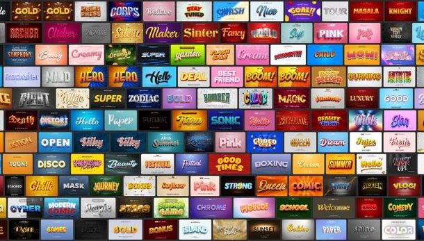 6000+ Text Effect – PSD – Phần 8