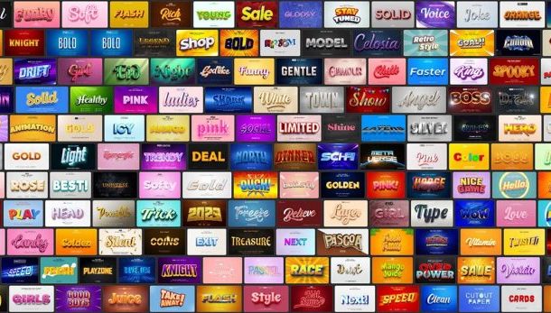 6000+ Text Effect – PSD – Phần 9