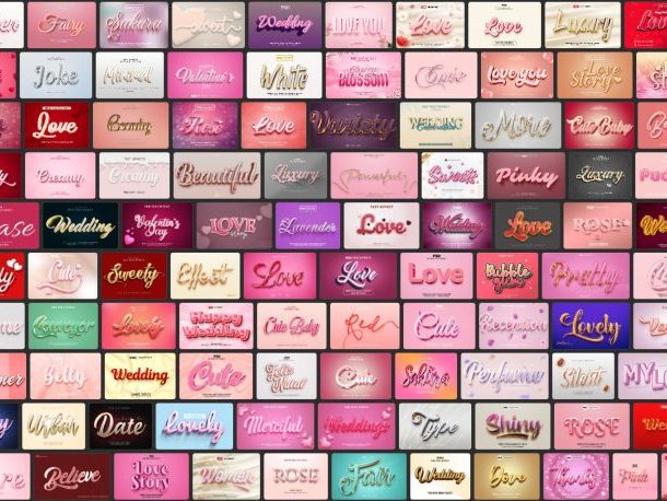 80+ Wedding text effect