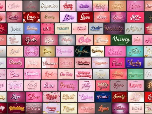 95+ Wedding text effect