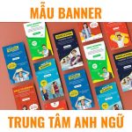 Mẫu banner trung tâm anh ngữ