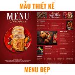 Mẫu thiết kế Menu đẹp